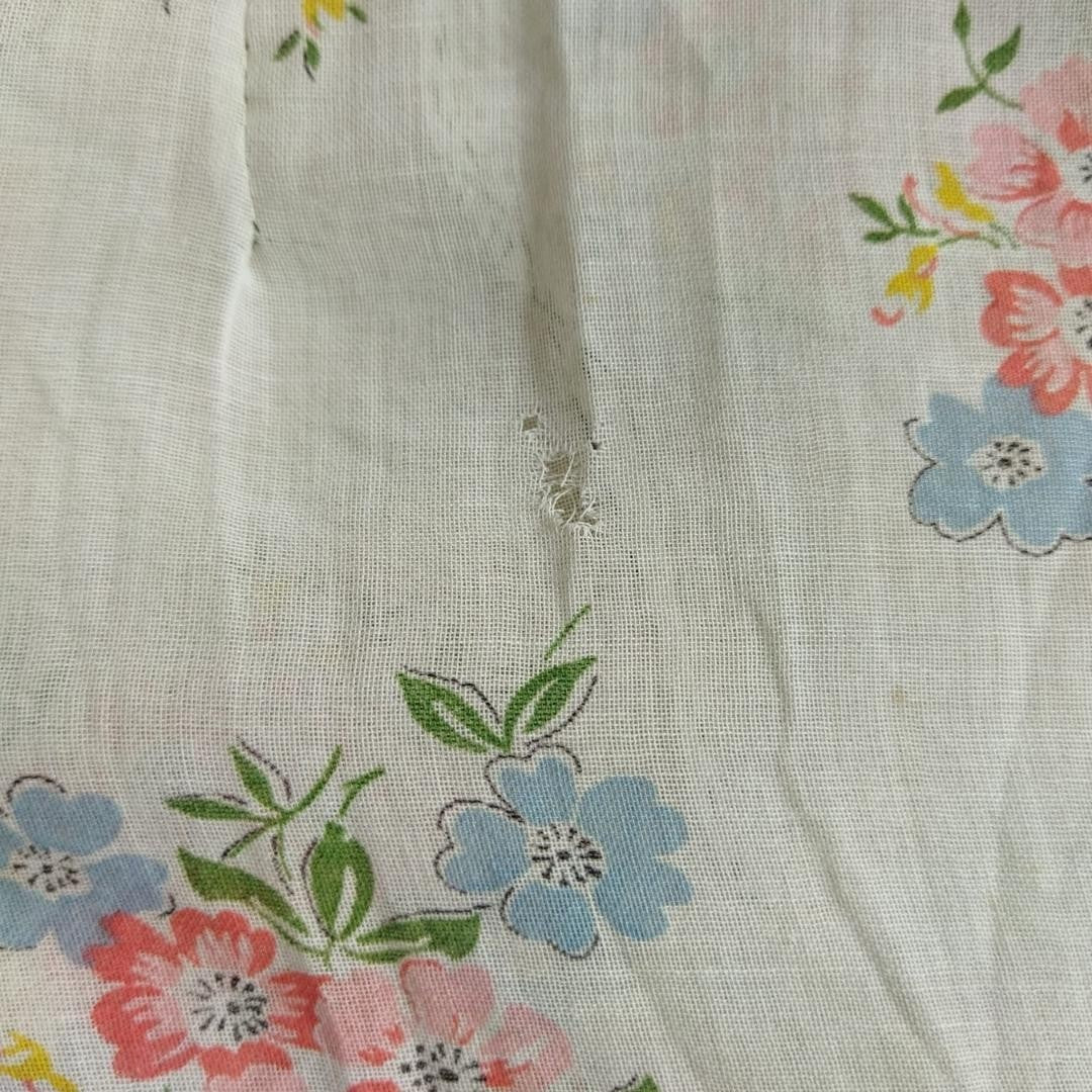 Vintage Floral Cotton Encim Kebaya In Broken White