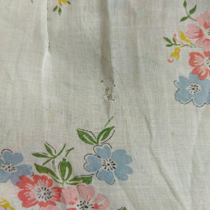 Vintage Floral Cotton Encim Kebaya In Broken White