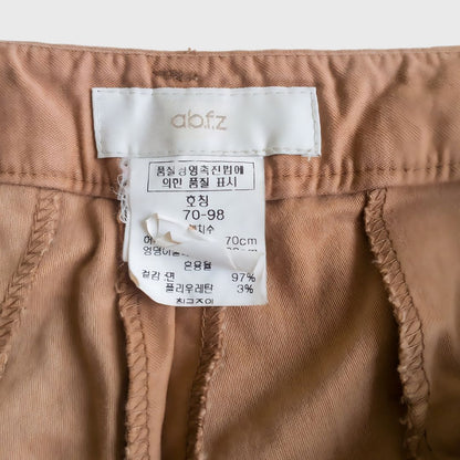 Vintage Brown Cotton Trousers