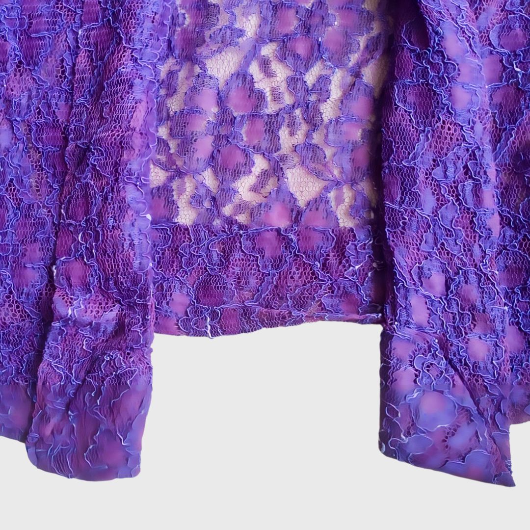 Vintage Purple Kebaya Lace
