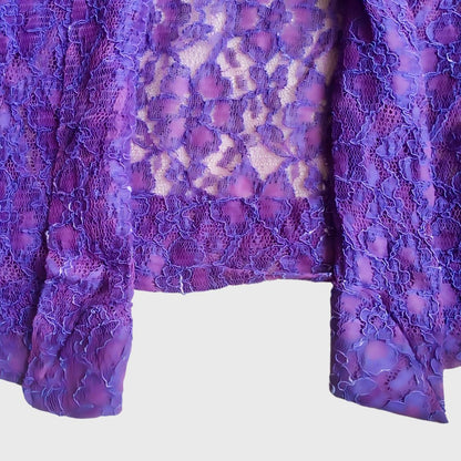 Vintage Purple Kebaya Lace
