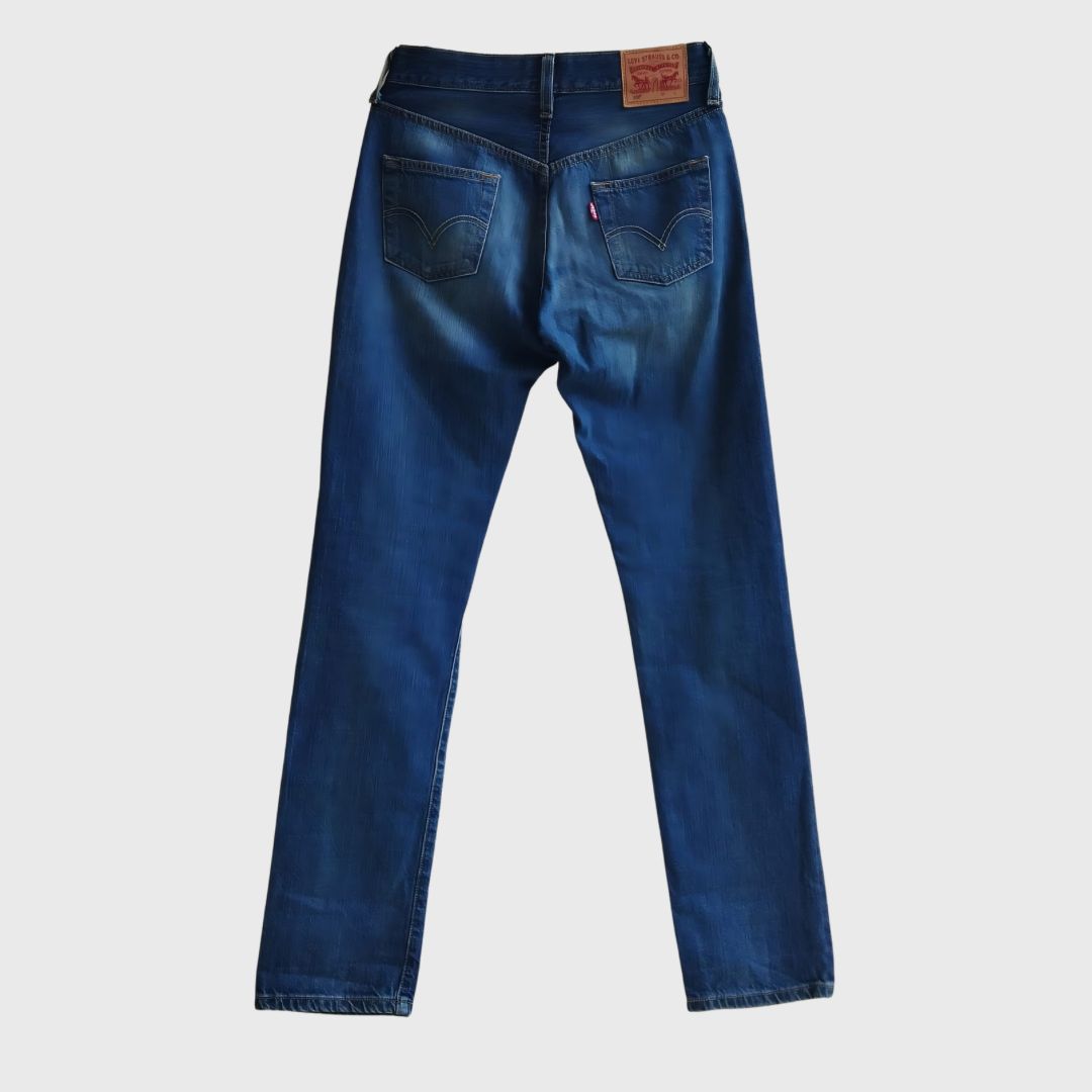 Vintage Multi Button Blue denim jeans
