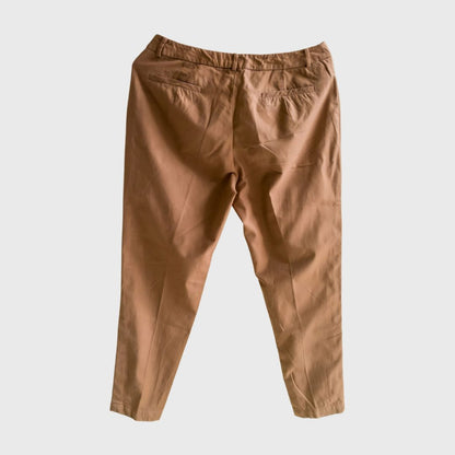 Vintage Brown Cotton Trousers