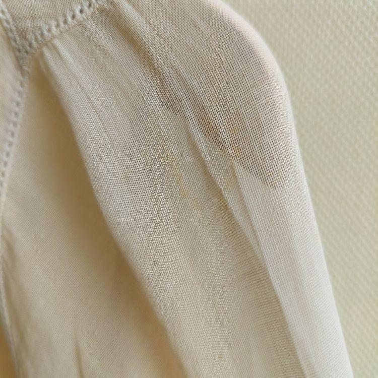 Vintage Brown Cream Encim Kebaya