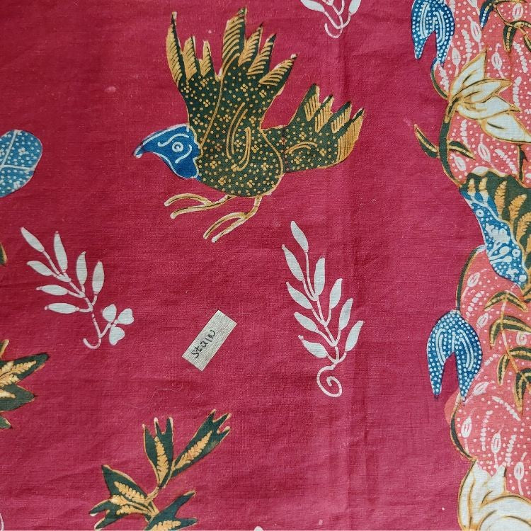 Vintage Magenta Kudus Dutch Saroong