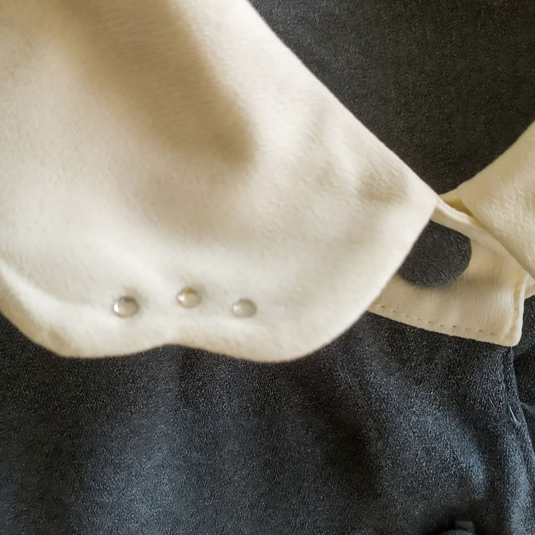 Vintage Two Tones Gray Blouse