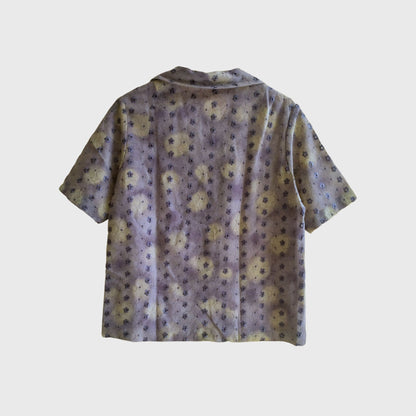 Vintage Purple Lace Blouse