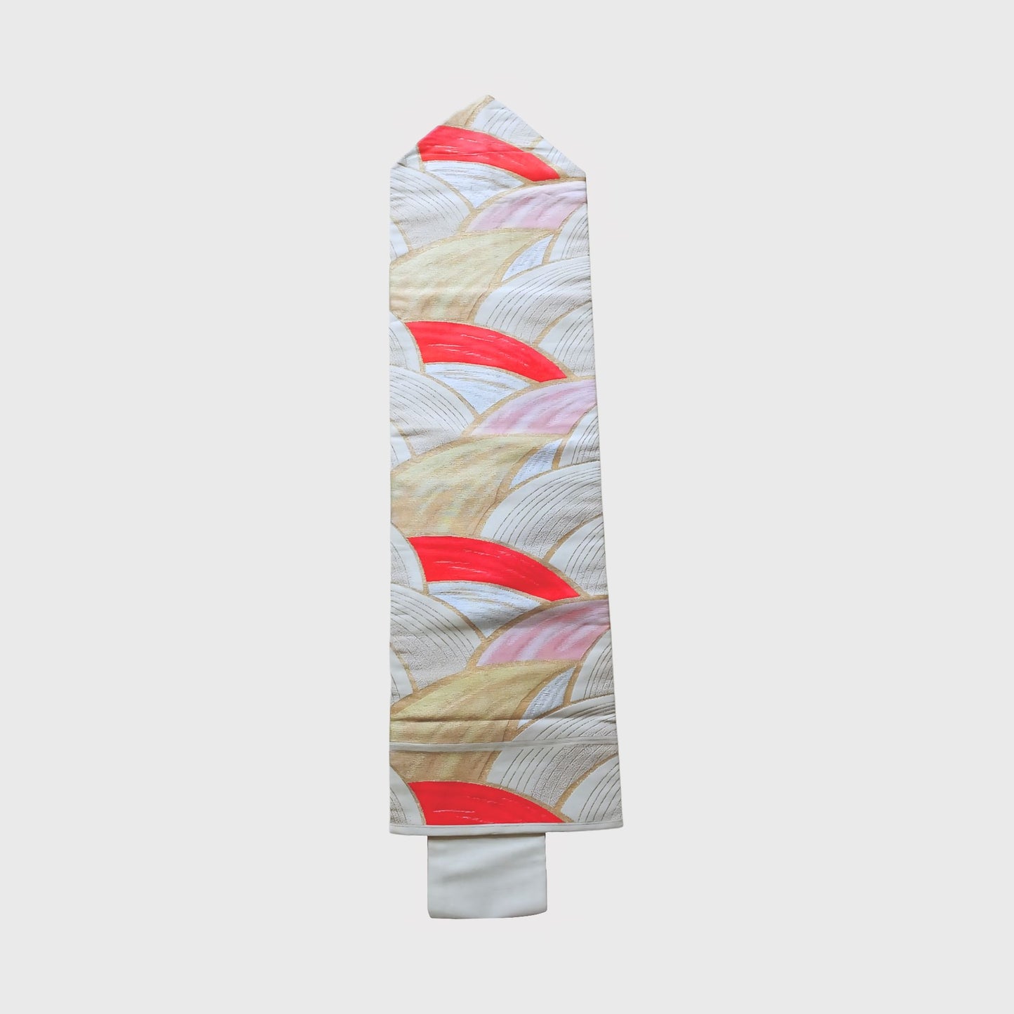 Vintage Japanese Obi In White