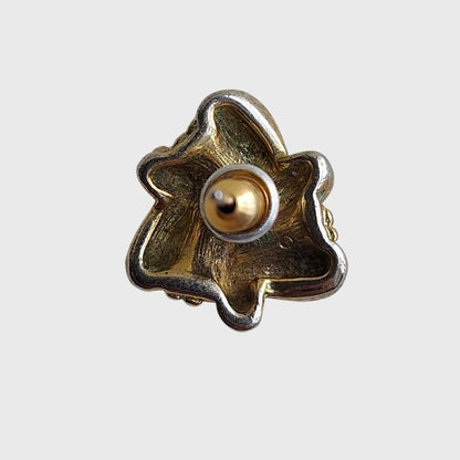 Vintage Mini Flower Stud Earrings
