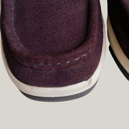 2000s Moccasin Leather Suede Dark Brown Sneakers