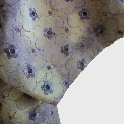 Vintage Purple Lace Blouse