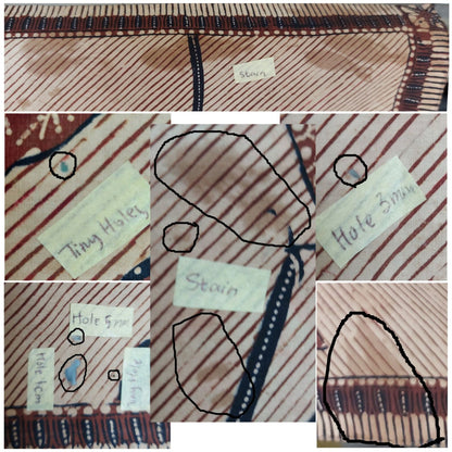 Vintage Hand Drawn Banyumas Materos Batik Shawl