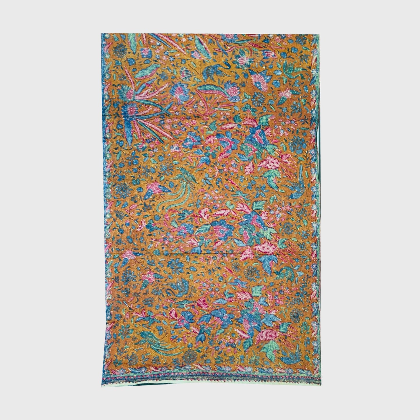 Vintage Indonesian Hand Drawn Batik Tiga Negri Sign Tjoa Tjoen Tiang Latin