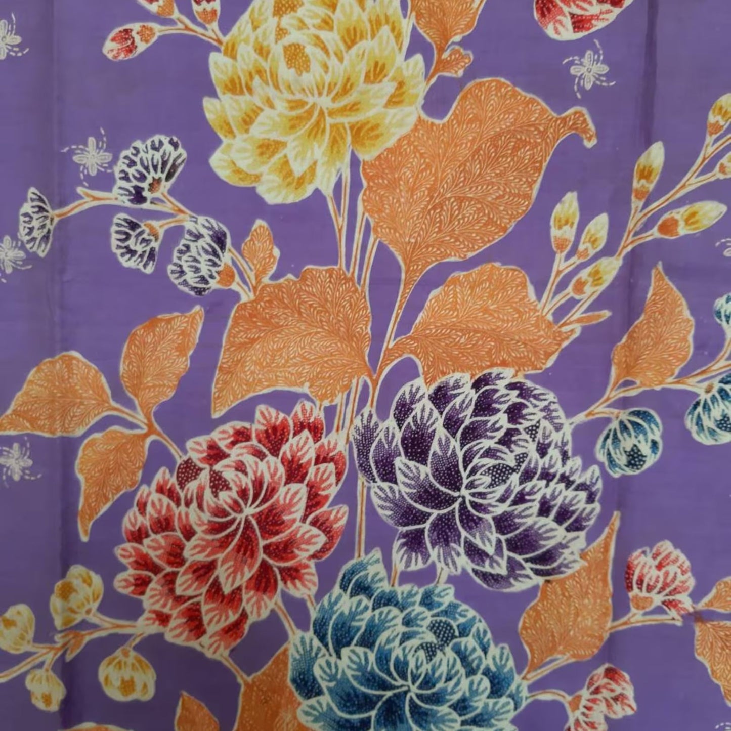 Vintage Indonesian Hand Drawn Javanese Batik Saroong Kedungwoeni with Buketan Motif
