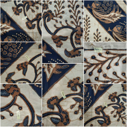 Vintage 80s Sogan Lereng Indonesian Batik