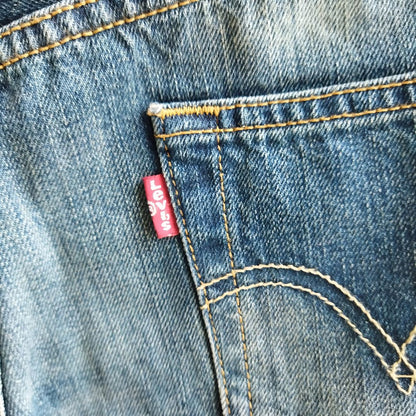 Vintage Multi Button Blue denim jeans