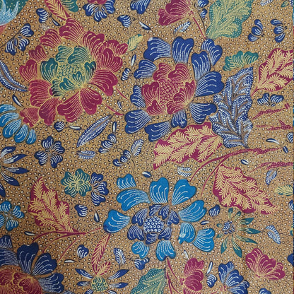 Vintage Old Indonesian Hand Drawn Tiga Negri Semarangan Shawl