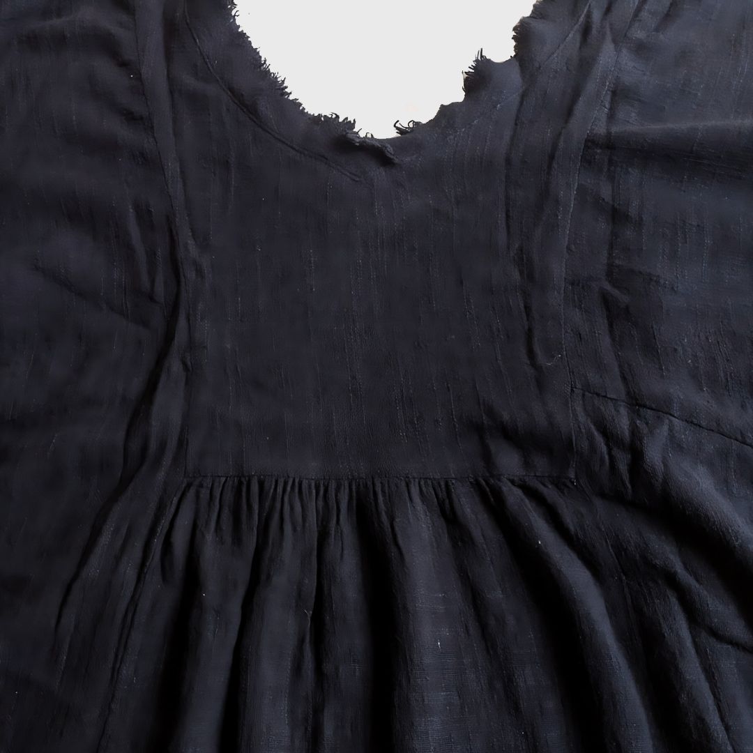 Vintage Short Sleeve Black Sabrina Blouse