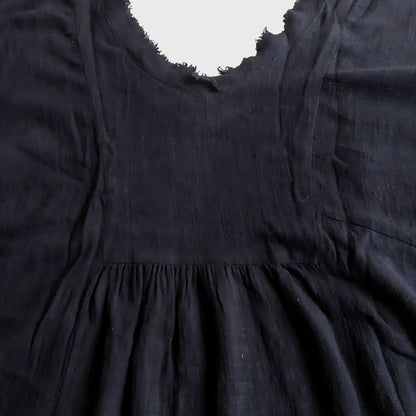 Vintage Short Sleeve Black Sabrina Blouse