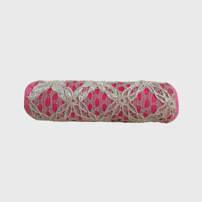 Pink Lace Clutch