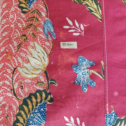 Vintage Magenta Kudus Dutch Saroong