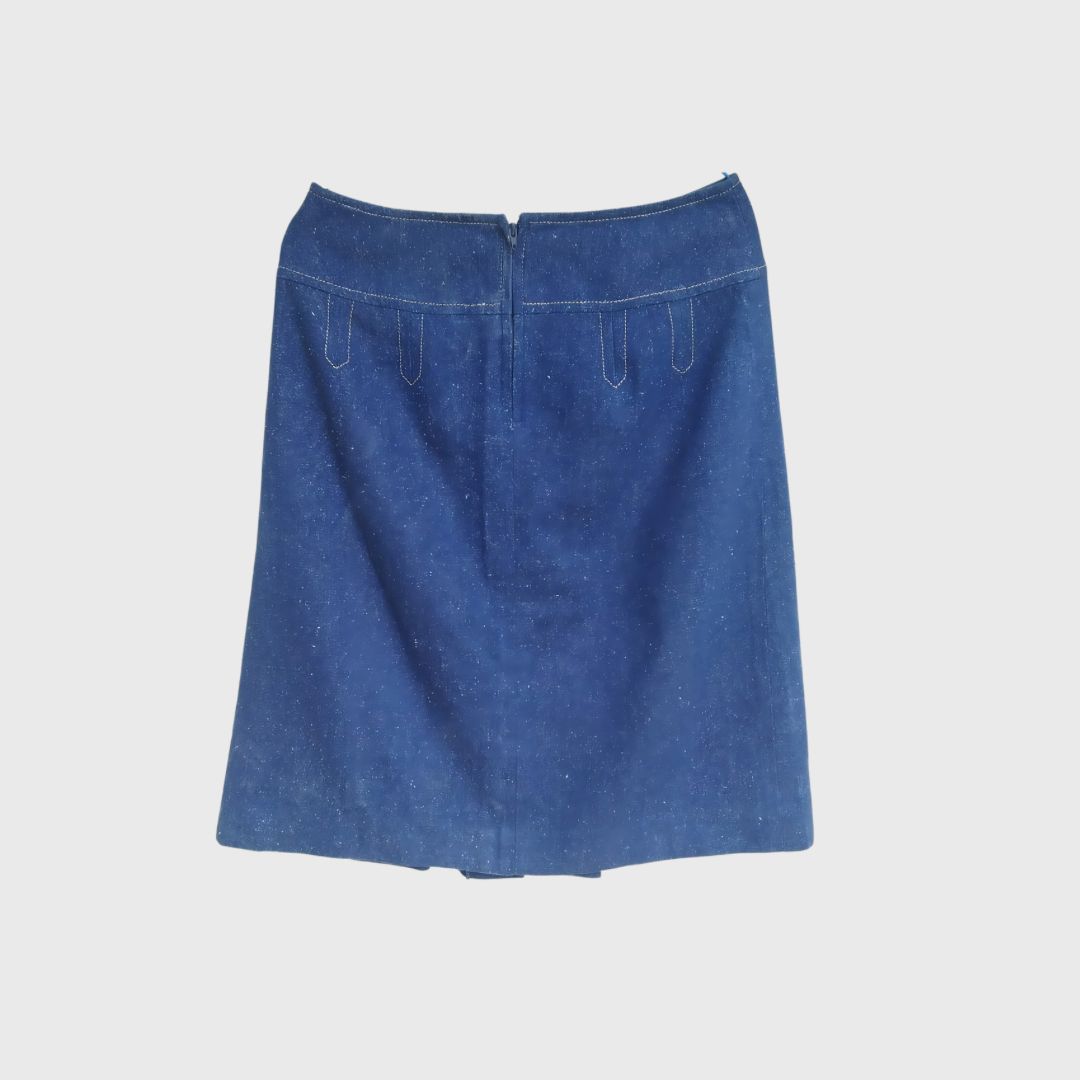 Vintage Blue Denim Skirt