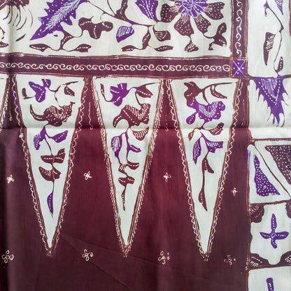 Vintage Purple Phoenix Shawl