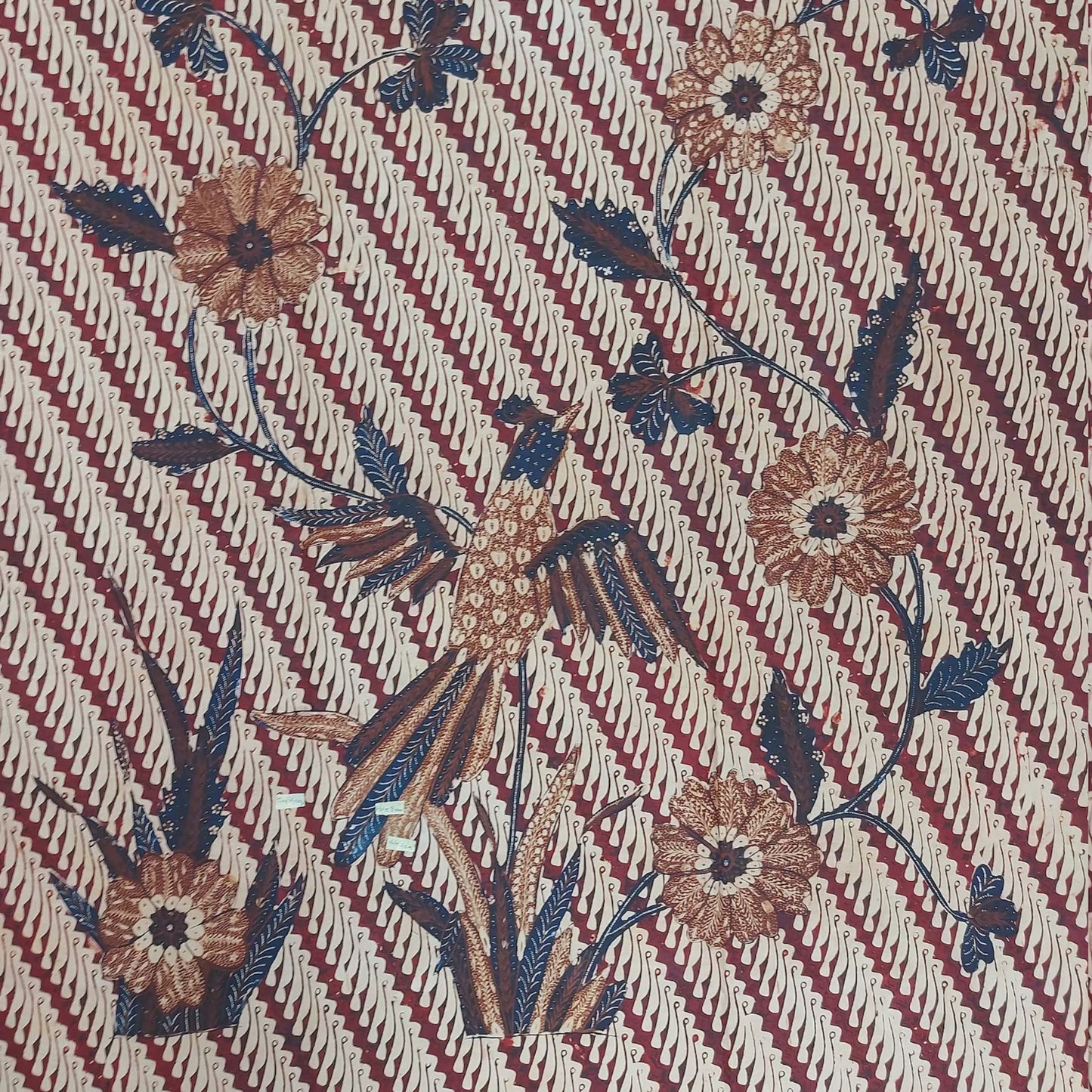 Vintage Hand Drawn Old Banyumasan Batik with Parang Motif