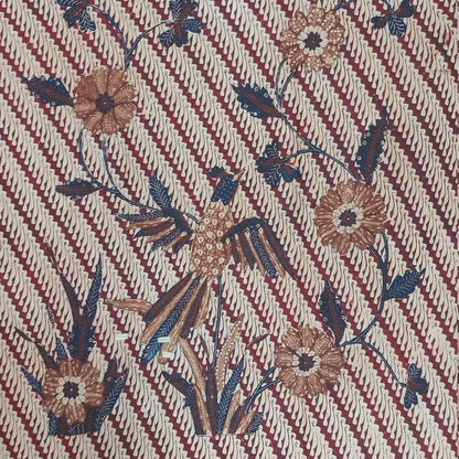 Vintage Hand Drawn Old Banyumasan Batik with Parang Motif