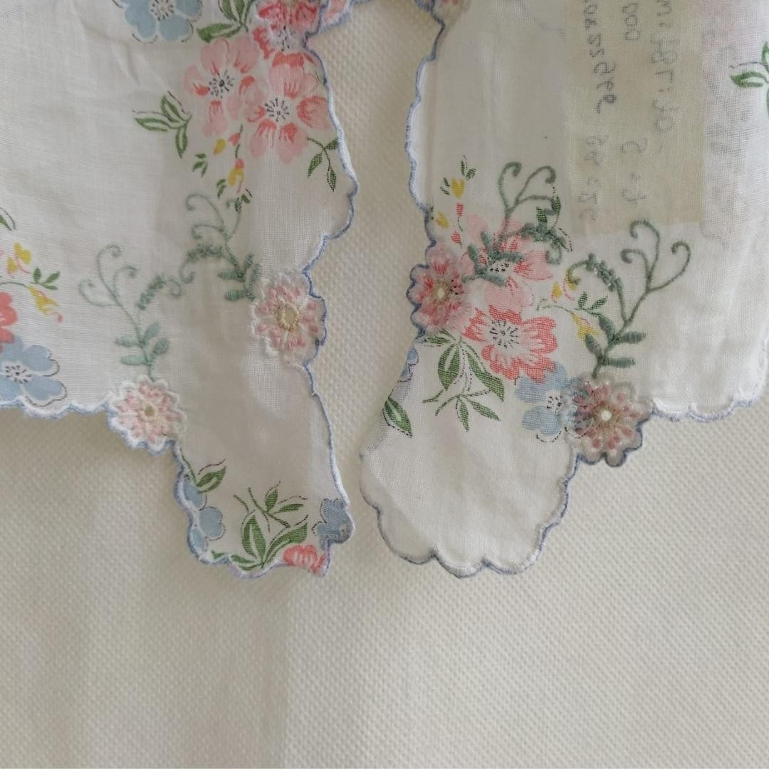 Vintage Floral Cotton Encim Kebaya In Broken White