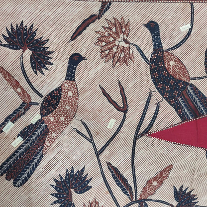 Vintage Hand Drawn Banyumas Materos Batik Shawl