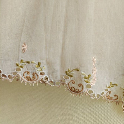 Vintage Brown Cream Encim Kebaya