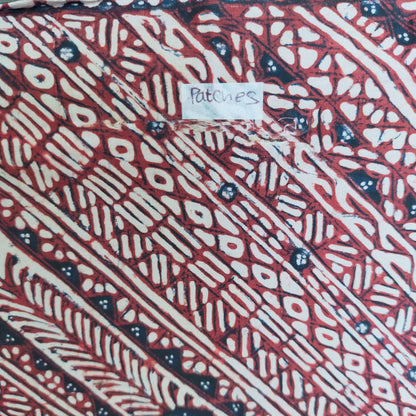 Vintage 50s Indonesian Udan Liris With Lily Banyumasan Batik